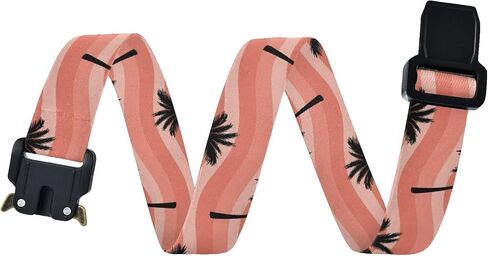 Tropical Palm Tree Kids Elastic Belts for Boys Girls, Adjustable Stretch Belt with Metal Buckle for Baseball Golf in Saudi Arabia