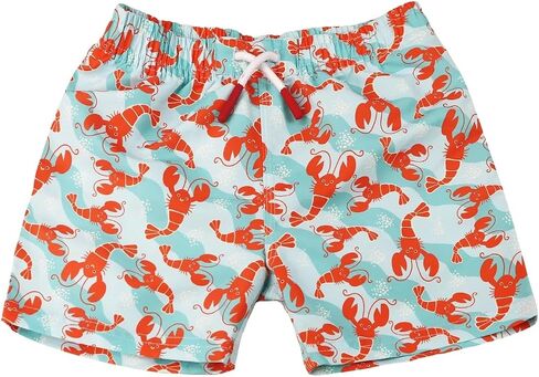 ZOOCCHINI Baby & Toddler Boys Swim Shorts, 6-12 Months, Logan the Lobster in Saudi Arabia