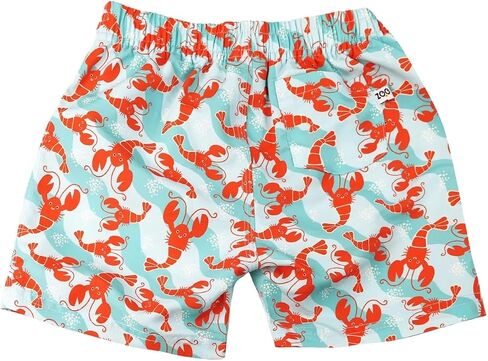 ZOOCCHINI Baby & Toddler Boys Swim Shorts, 6-12 Months, Logan the Lobster in Saudi Arabia