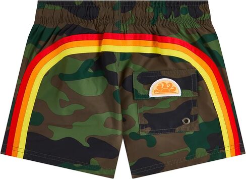 SUNDEK Boys Elastic Waist Boardshort, Swim Trunks Sized by Age in Kuwait
