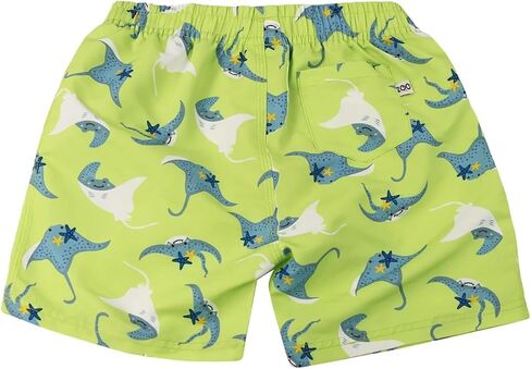 ZOOCCHINI Baby & Toddler Boys Swim Shorts, 4T, Sid the Stingray in Saudi Arabia