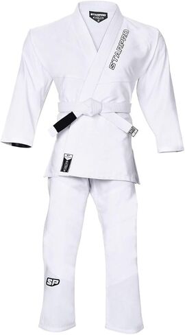 Starpro Kids BJJ Gi - Lightweight Brazilian Jiu Jitsu Uniform for Boys & Girls - Preshrunk Durable Training Gi with Free Belt in Saudi Arabia