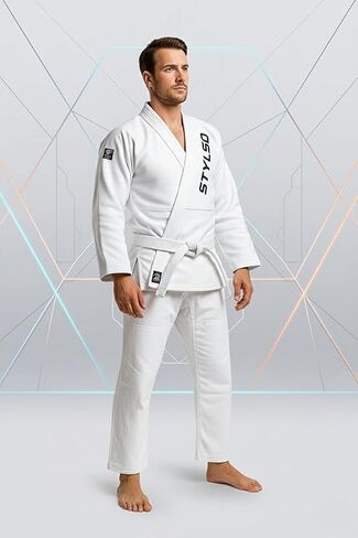 Bjj Gi For Men, Kimono Brazilian Jiu Jitsu Gi with Preshrunk Fabric and Free Belt, IBJJF in Saudi Arabia