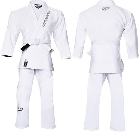 Starpro Kids BJJ Gi - Lightweight Brazilian Jiu Jitsu Uniform for Boys & Girls - Preshrunk Durable Training Gi with Free Belt in Saudi Arabia