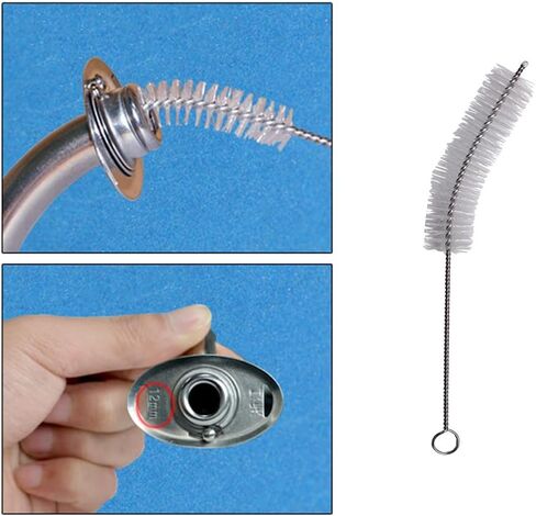 5 Pack Tracheostomy Cleaning Brushes with Nylon Bristles Trach Brush Trach Tubes Straw Brush Cleaner for Cleaning Tracheostomy Tube Trachea Cuffless Inner Cannula Tracheotomy Laryngectomy in Saudi Arabia