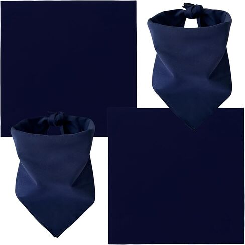 WEITBF 2 Pack Solid Color Bandana Blank Flag Bandanas Scarf Headband - 100% Cotton, 22 x 22 inch in Kuwait
