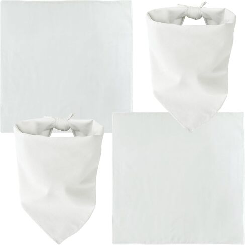 WEITBF 2 Pack Solid Color Bandana Blank Flag Bandanas Scarf Headband - 100% Cotton, 22 x 22 inch in Saudi Arabia