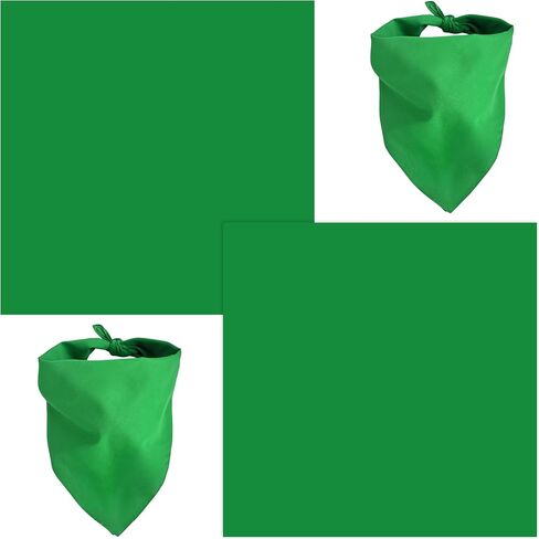 WEITBF 2 Pack Solid Color Bandana Blank Flag Bandanas Scarf Headband - 100% Cotton, 22 x 22 inch in Saudi Arabia