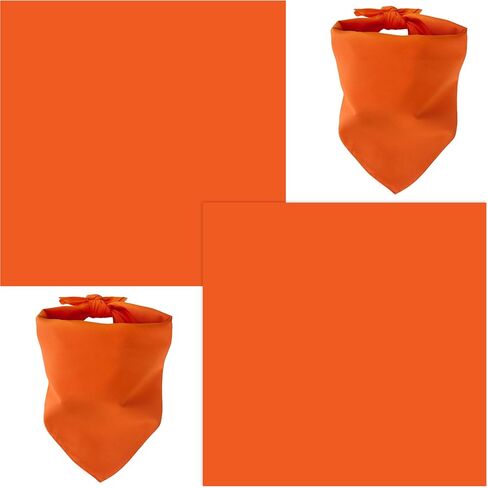 WEITBF 2 Pack Solid Color Bandana Blank Flag Bandanas Scarf Headband - 100% Cotton, 22 x 22 inch in Saudi Arabia