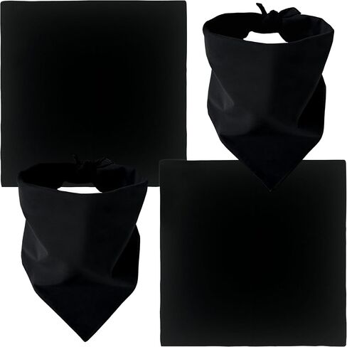 WEITBF 2 Pack Solid Color Bandana Blank Flag Bandanas Scarf Headband - 100% Cotton, 22 x 22 inch in Saudi Arabia