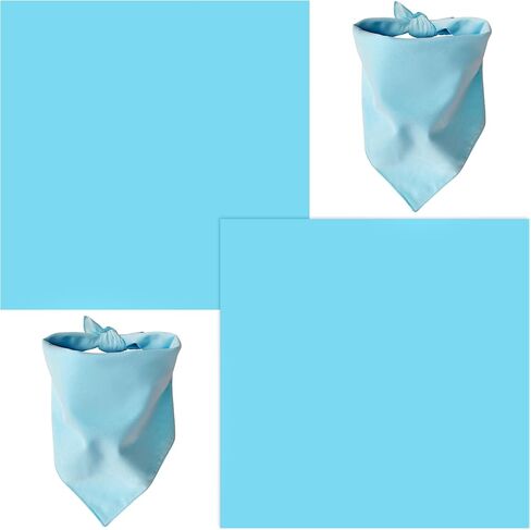 WEITBF 2 Pack Solid Color Bandana Blank Flag Bandanas Scarf Headband - 100% Cotton, 22 x 22 inch in Saudi Arabia