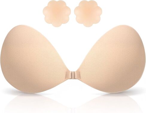 Ultra Sticky Bra Push Up Backless Bra Reusable, Invisible Adhesive Bra, Comfortable Strapless Bras for Women in Saudi Arabia