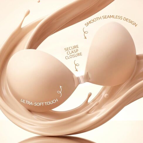 Ultra Sticky Bra Push Up Backless Bra Reusable, Invisible Adhesive Bra, Comfortable Strapless Bras for Women in Saudi Arabia