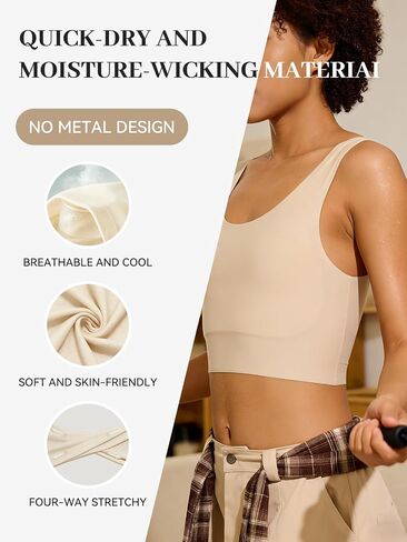 Chest Binder, FTM Chest Compression Bra for Large Breasts, Women's Comfort Top in Kuwait