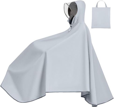 Bicycle Rain Poncho with Hood for Full Coverage and Protection in Saudi Arabia