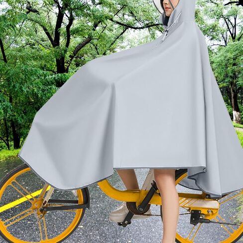 Bicycle Rain Poncho with Hood for Full Coverage and Protection in Saudi Arabia