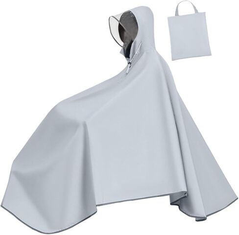 Bicycle Rain Poncho with Hood for Full Coverage and Protection in Saudi Arabia