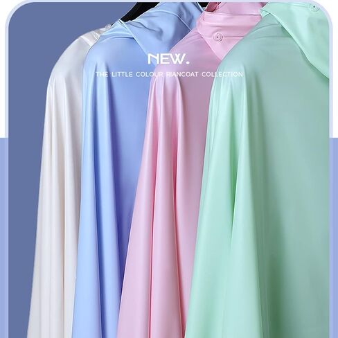 Cycling Raincoat, Windproof Rain Cape,Cover : Pink, Si in Kuwait