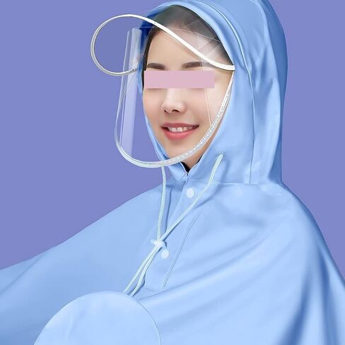 Cycling Raincoat, Windproof Rain Cape,Cover : Pink, Si in Kuwait