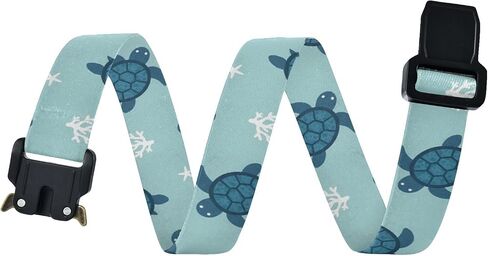 Sea Turtles Kids Elastic Belts for Boys Girls, Adjustable Stretch Belt with Metal Buckle for Baseball Golf in Saudi Arabia