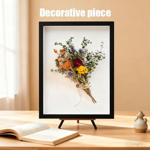 4 Pack Shadow Box Frame Display Cases, 8"x 10" Wood Deep Black Handicrafts Shadowbox Picture Frame for Flowers Jersey Baby Wedding Dress（Black） in Saudi Arabia