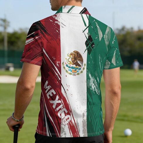 Men's Novelty Polo Shirts Golf Shirt for Men Shirts Short Sleeve Moisture Wicking Casual Top in Saudi Arabia