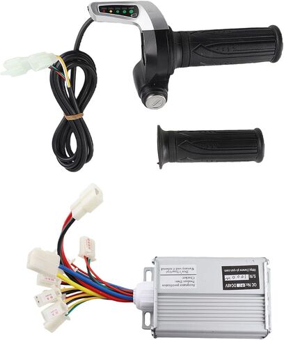 Bnineteenteam 36v 48V 1000W Motor Brushed Speed Controller with Locking Throttle Grip & Power Display for E-Bike in Kuwait
