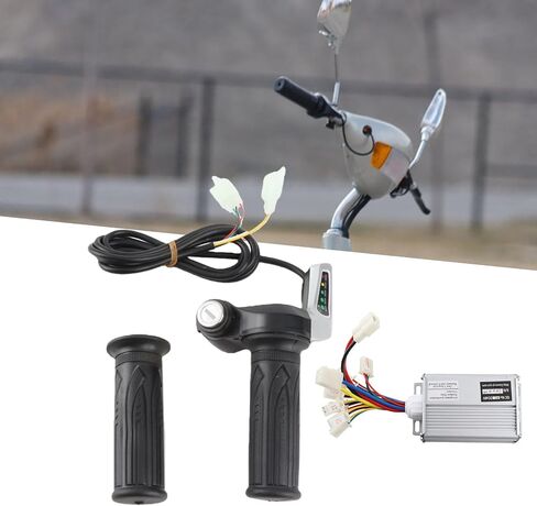 Bnineteenteam 36v 48V 1000W Motor Brushed Speed Controller with Locking Throttle Grip & Power Display for E-Bike in Kuwait