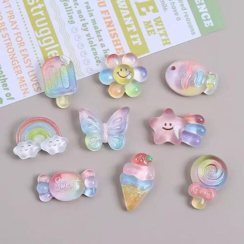 Cute Shoe Charms for Girls Kids,Bling Crystal Flower Shoe Accessories,DIY Clogs Sandal Charms for Women, Durable Resin Shoe Accessories,Party Favor in Saudi Arabia
