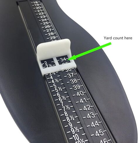 hejhncii Adults Foot Measuring Tool Feet Length Ruler Avoid Buying Shoes of Wrong Sizes Measure Your Feet At Home Foot Device for Adul in Kuwait
