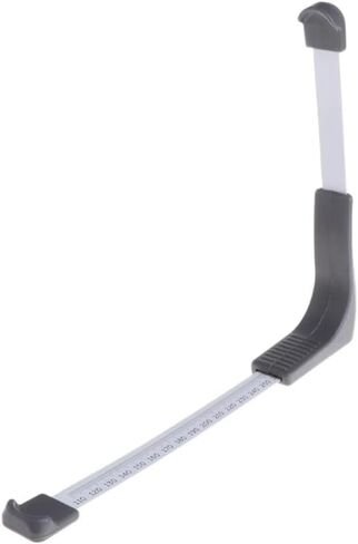Shoe Measurer Foot Gauge Ruler Adult and Children, 110-320mm Steel Tape with ABS, 4.33-12.6 Inch for Range, White and Grey in Kuwait