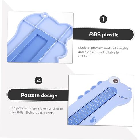 Children's Foot Measuring Device Feet Sizer Shoe Size Measuring Devices Combination Measuring Device Feet Measuring Device Small Foot Ruler Tape Measure Abs Plastic Baby Toddler in Kuwait