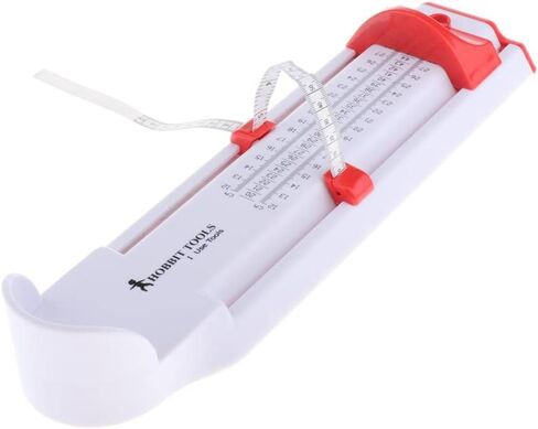 Foot Measuring Device Foot Measuring Tool Shoe Size Indicator for Men, Red in Kuwait