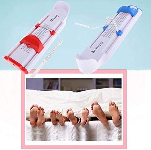 Foot Measuring Device Foot Measuring Tool Shoe Size Indicator for Men, Red in Kuwait