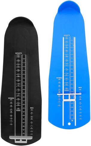 Healeved 2pcs Foot Measuring Ruler Adult Foot Measurement Gauge Brannock Measuring Device Shoe Measurer in Kuwait