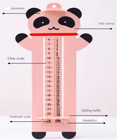 Foot Measuring Device for Adults and Kids Shoe Feet Measuring Ruler Professional Shoe Sizer Foot Measurement Chart Tool for Kids Men Women Adults,Easy to Use in Kuwait