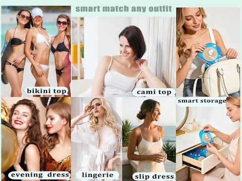 PRETTYWELL Nipple Covers for Women Waterproof Sticky Pasties, Reusable Ultra-Thin Silicone Nipple Petals Non Adhesive Center in Saudi Arabia
