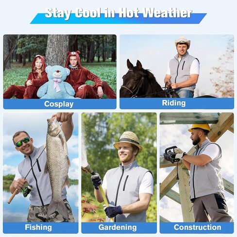 Cooling Vest for Men & Women Ice Vest with 16 Auto-Absorbing Ice Packs Lightweight Cold Vest for Hot Weather Outdoor in Saudi Arabia