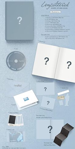 WONPIL(Day6) Unpiltered 1st Mini Album [Under Pale Ver.] Photobook + CD + 2Photocard + Contact Sheet Photo + Photo Print (Highs and Lows) in Saudi Arabia