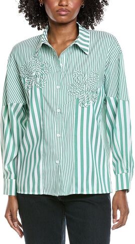 Floral Shirt with Strips by Gracia Fashion in Saudi Arabia