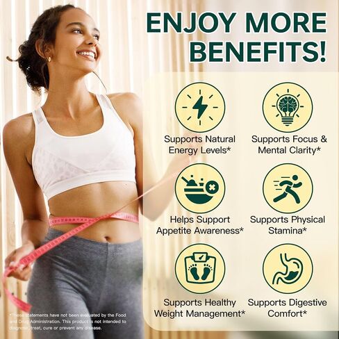 Ninsiec GLP-1 Probiotic Supplement, Support GLP1 Naturally for Women and Men, with Prebiotic & Probiotic Blend,Hunger, Cravings, Gut Health (90 Capsules) in Saudi Arabia