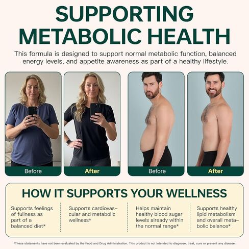 Ninsiec GLP-1 Probiotic Supplement, Support GLP1 Naturally for Women and Men, with Prebiotic & Probiotic Blend,Hunger, Cravings, Gut Health (90 Capsules) in Saudi Arabia