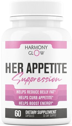 Her Appetite Suppression - Supports GLP-1 Related Metabolic Pathways, Promotes Weight Loss for Women, Helps Control Appetite/Cravings & Promotes Energy | 3rd Party Tested Supplement - 60 Capsules in Saudi Arabia