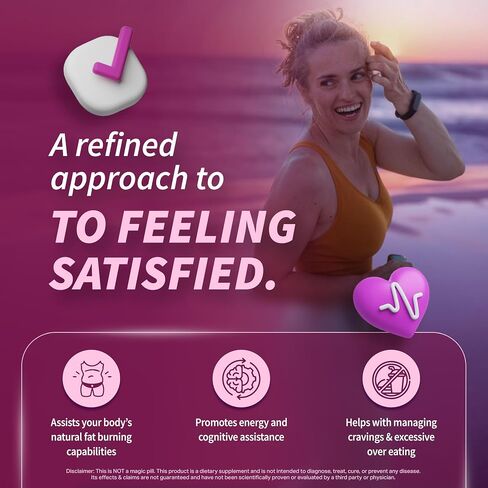 Her Appetite Suppression - Supports GLP-1 Related Metabolic Pathways, Promotes Weight Loss for Women, Helps Control Appetite/Cravings & Promotes Energy | 3rd Party Tested Supplement - 60 Capsules in Saudi Arabia