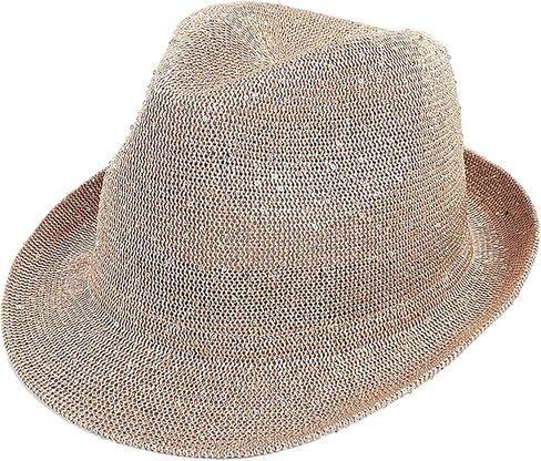 Mesh Sequins Fedoras Hat Gentleman Christmas Casual Gatherings with Rolled Up Brim for Adult Derby Men for Woman Large Heads in Saudi Arabia