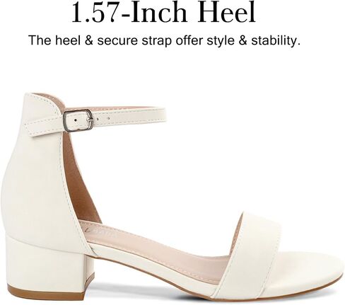 Girls Dress Shoes Low Heel Sandals Open Toe Ankle Strap for Flower Girl Wedding Party,Little and Big Girls in Saudi Arabia