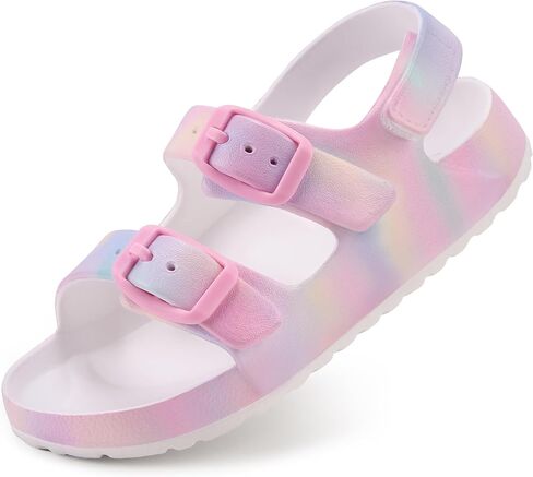 Stelle Toddler Girls Sandals for Boys Adjustable Buckle Open Toe Sandal Lightweight Casual Summer Shoes for Little/Big Kids in Kuwait