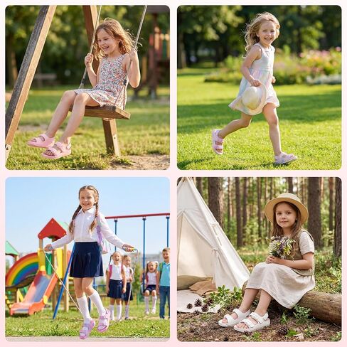 Stelle Toddler Girls Sandals for Boys Adjustable Buckle Open Toe Sandal Lightweight Casual Summer Shoes for Little/Big Kids in Kuwait
