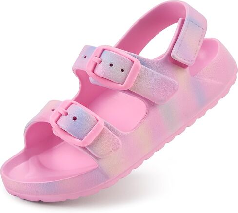 Stelle Toddler Girls Sandals for Boys Adjustable Buckle Open Toe Sandal Lightweight Casual Summer Shoes for Little/Big Kids in Kuwait