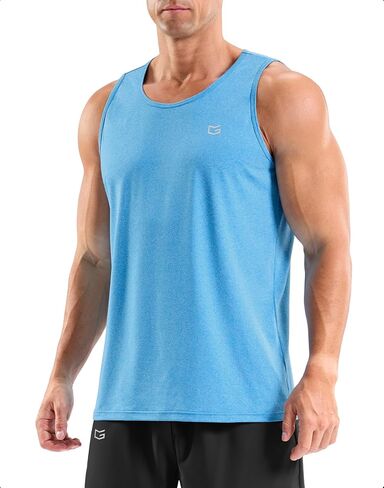 G Gradual Men's Workout Tank Tops Sleeveless Muscle Shirts Summer UPF 50+ Quick Dry Shirts for Men Athletic Running Gym in Saudi Arabia